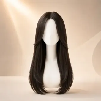 Layered Straight hairstyle image
